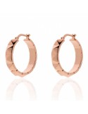 Unoaerre Earrings - Classica -Bronze-Pyramids-Rose Gold-EXO44199R-1AR