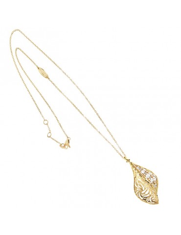 Collana Lorenzo Ungari - Polvere di Stelle - Oro - Pendente - Zirconi 2