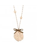 Rue Des Mille Woman's Necklace - Shamrocks and Ladybug Pendant L - 0