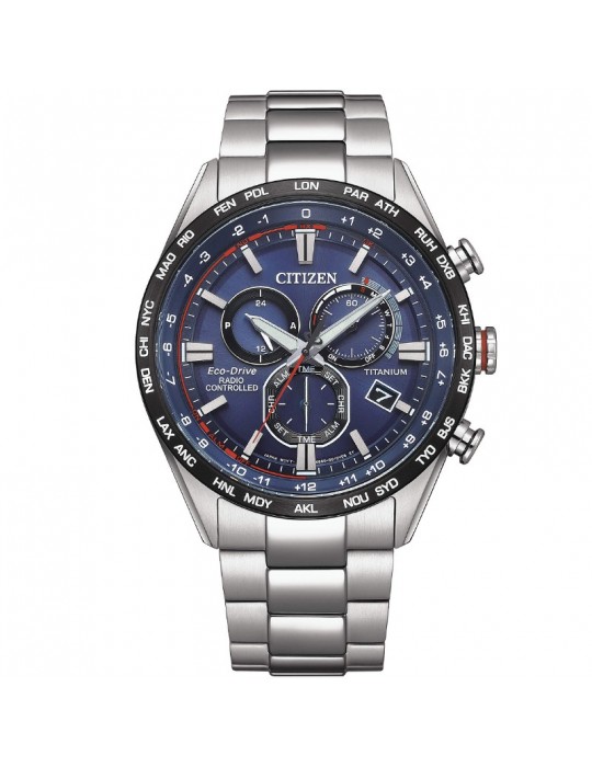 Citizen Men's Watch - Radio Controlled Super Titanium Eco-Drive 42mm Blue - 0