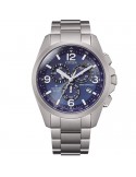 Citizen Men's Watch - Radio Controlled Super Titanium Eco-Drive 43mm Blue - 0