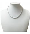 Davite & Delucchi Woman's Necklace - Tennis in White Gold with Natural Diamonds - 0