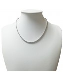 Davite & Delucchi Woman's Necklace - Tennis in White Gold with Natural Diamonds - 0