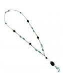 Chirico necklace with black onyx for woman - 0