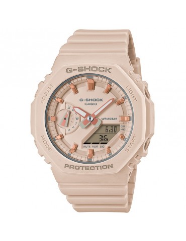 Orologio Casio Unisex - G-Shock-Multifunzione-Beige-43 mm-GMAS21004AER