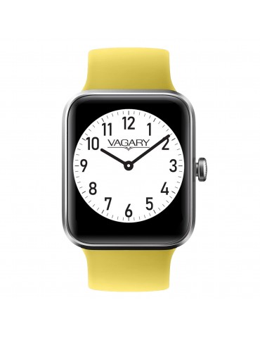 Vagary Smartwatch Watch - Digital 34.5 x 41 mm Yellow White - 0