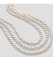 Bracciale Miluna da Donna - con Filo di Perle Freshwater 6,5 - 7 mm e Chiusura in Oro Bianco 18 carati