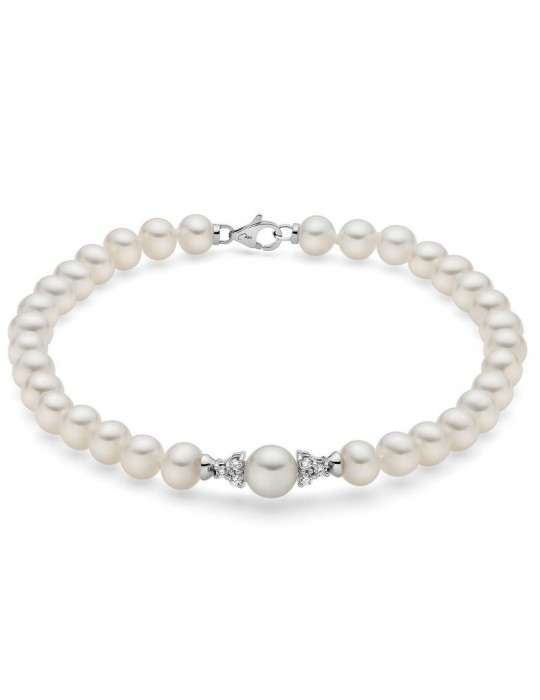 Bracciale Miluna - Perle Oriente - Diamanti Naturali - PBR3353