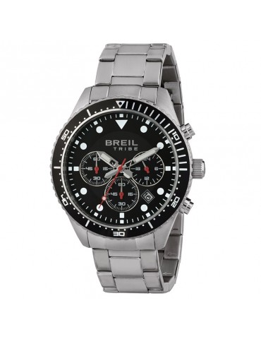 Orologio Breil - Sail - Cronografo - Nero - 42mm - Silver - EW0582