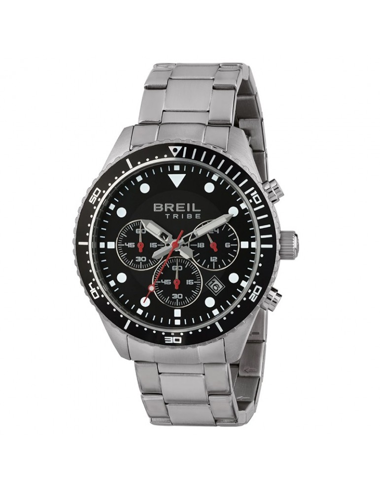 Orologio Breil - Sail - Cronografo - Nero - 42mm - Silver - EW0582