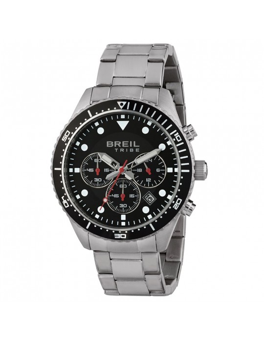 Orologio Breil - Sail - Cronografo - Nero - 42mm - Silver - EW0582
