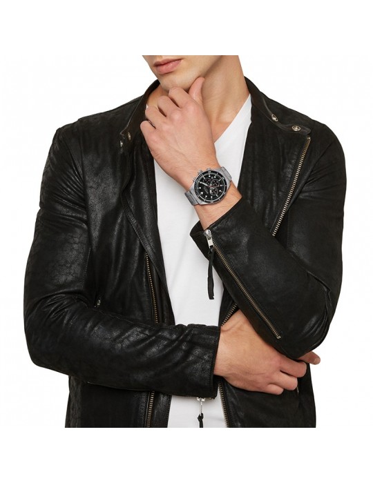 Orologio Breil - Sail - Cronografo - Nero - 42mm - Silver - EW0582