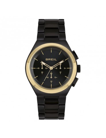 Orologio Breil - Bend - Cronografo - Nero - 43 mm - Gold - TW1970