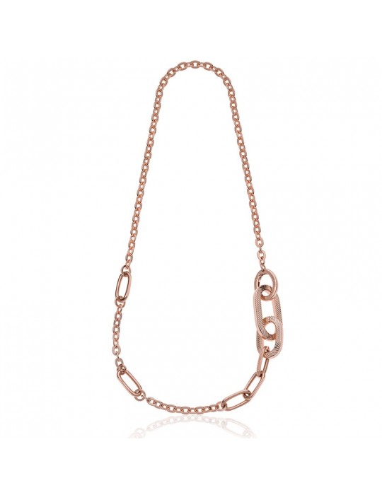 Collana Unoaerre - Square - Lunga - Rose Gold - Catena - 4EXH0044B
