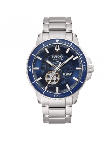 Orologio Bulova - Marine Star - Cronografo Automatico 45mm Blu -96A289