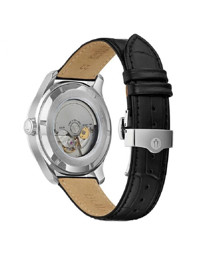 Bulova Men's Watch - Wilton GMT Mechanical Automatic 43mm Black - 0