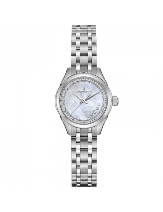 Hamilton Ladies Watch - Jazzmaster Lady Quartz 26mm Mother of Pearl with Natural Diamonds - 0