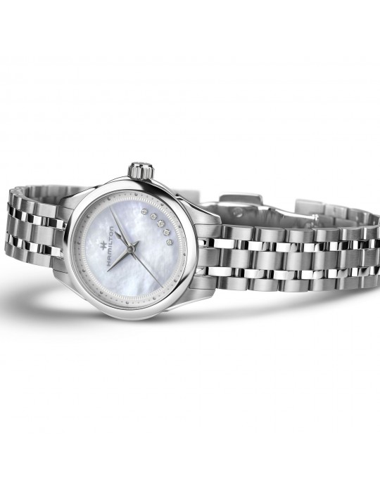 Orologio Hamilton - Jazzmaster - Quarzo 26mm Madreperla - Diamanti - H32111190