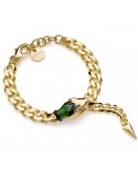 Unoaerre Bracelet - Classica - Groumette - Snake - Green-8EXB0014G