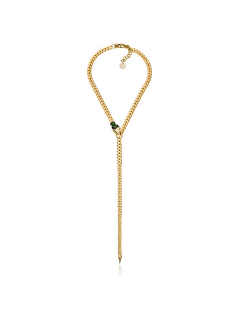 Collana Unoaerre - Classica - Groumette - Serpente - Verde - 8EXH0014G