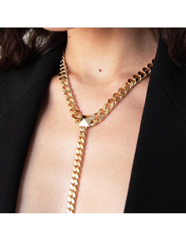 Collana Unoaerre - Piramidi - Groumette ad Y - Gold - 8EXH0024G