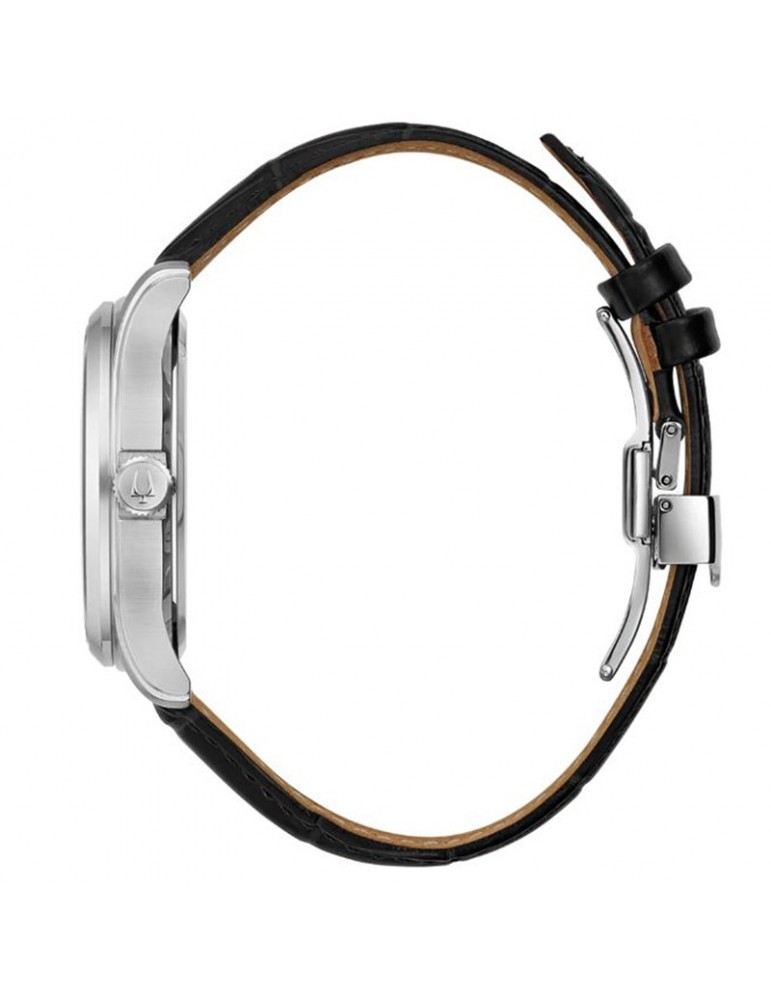 Orologio Bulova Uomo - Wilton Tempo - Data 41mm Argento Nero - 96B388