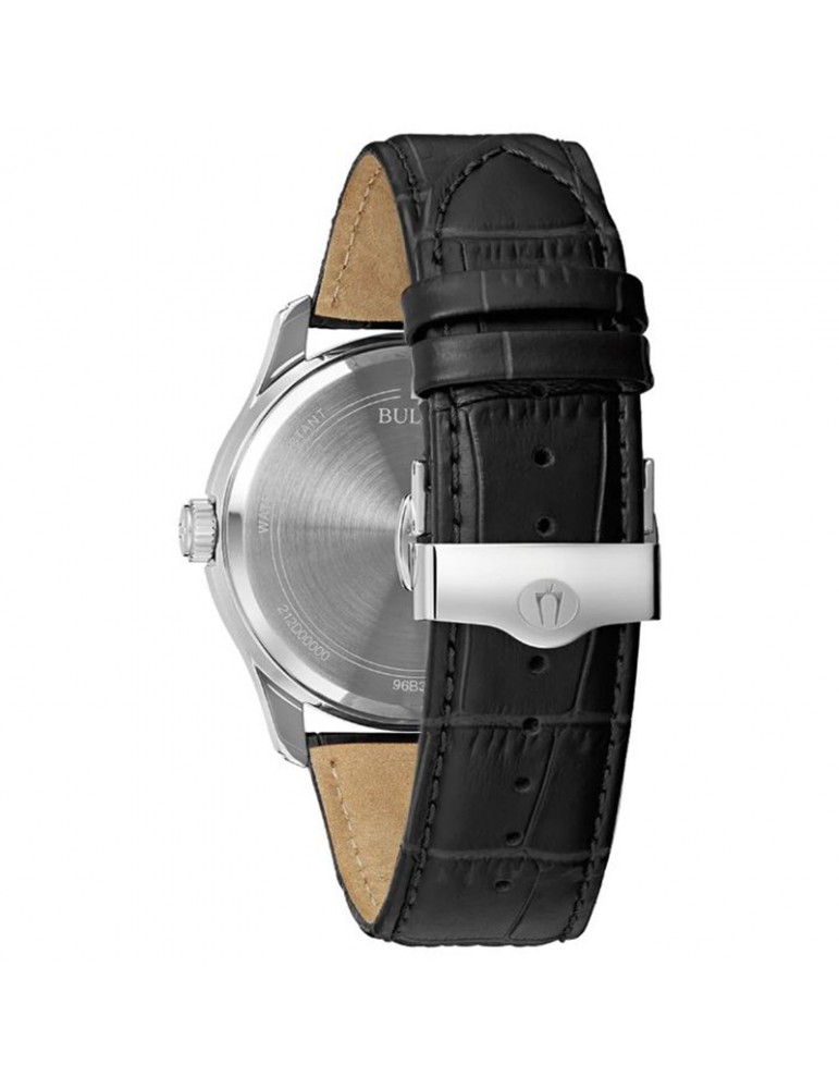 Orologio Bulova Uomo - Wilton Tempo - Data 41mm Argento Nero - 96B388