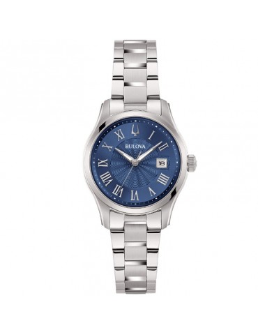 Bulova Woman's Watch - Wilton Time and Date 29 mm Blue - 0