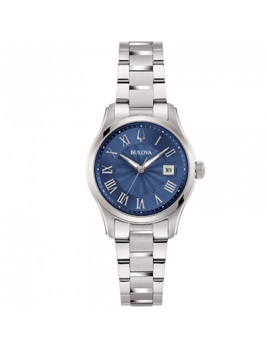 Orologio Bulova Donna - Wilton Tempo e Data 29 mm Blu - 96M163