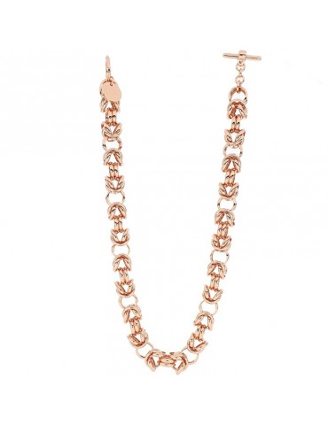Collana Unoaerre - Golden Days - Catena Bizantina - Rose Gold-EXH4955R