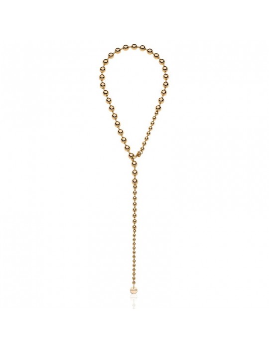 Collana Unoaerre - Catene Gold - Pallini a Scalare - EXH5204G