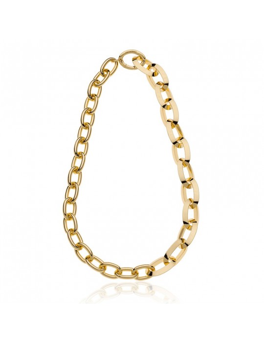 Unoaerre Necklace - Classic - Gold - Forzatina Chain - EXH5244G