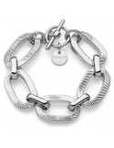 Unoaerre Bracelet - Square - 925% Silver - Forced Chain-4EXB0055B