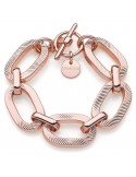 Unoaerre Bracelet - Square - Rose Gold - Cable Chain - 4EXB0055R