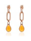 Orecchini Unoaerre - Classica - Pendente - Cristallo Ambra - 6EXO0038R