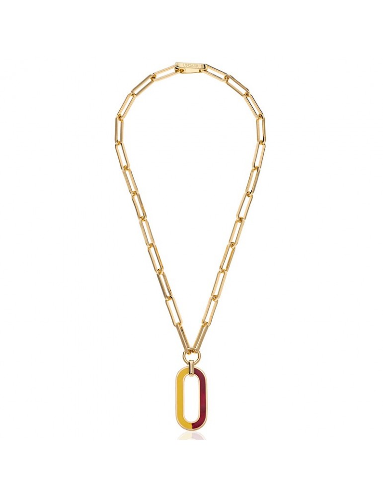Collana Unoaerre - Colors - Catena -Pendente-Giallo-Rosso-7EXH0014003B