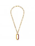 Collana Unoaerre - Colors - Catena -Pendente-Giallo-Rosso-7EXH0014003B