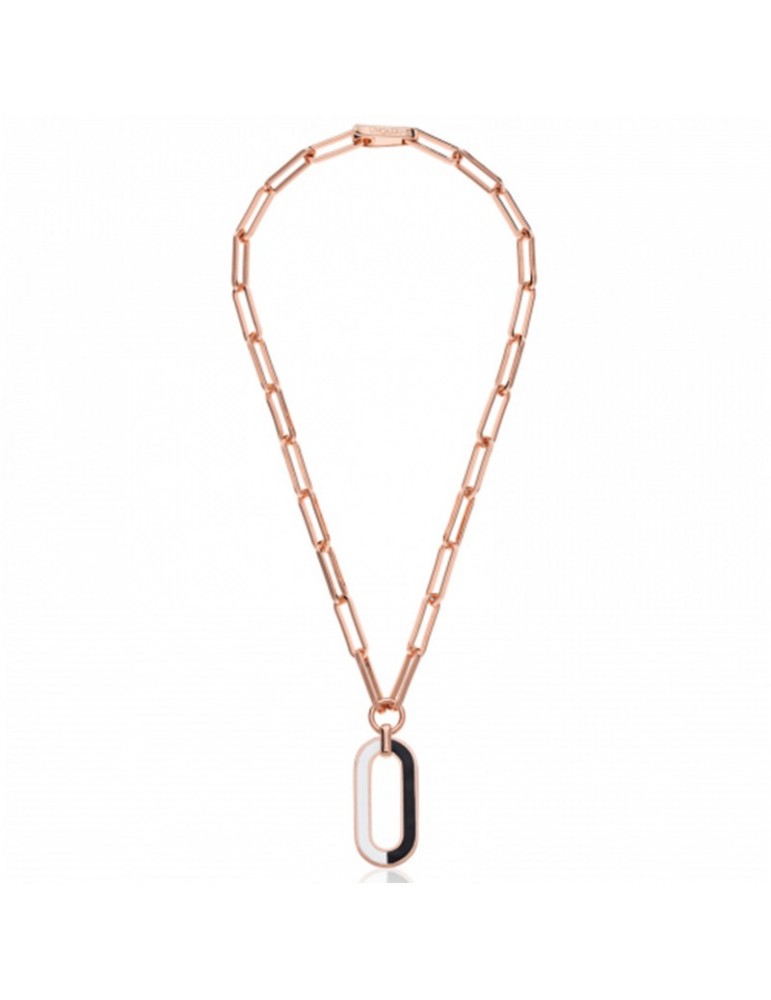 Unoaerre Necklace - Colors - Chain -Pendant-White-Black-7EXH0014005R