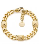Unoaerre Bracelet - Pyramids - Groumette Chain - Gold - 8EXB0024G
