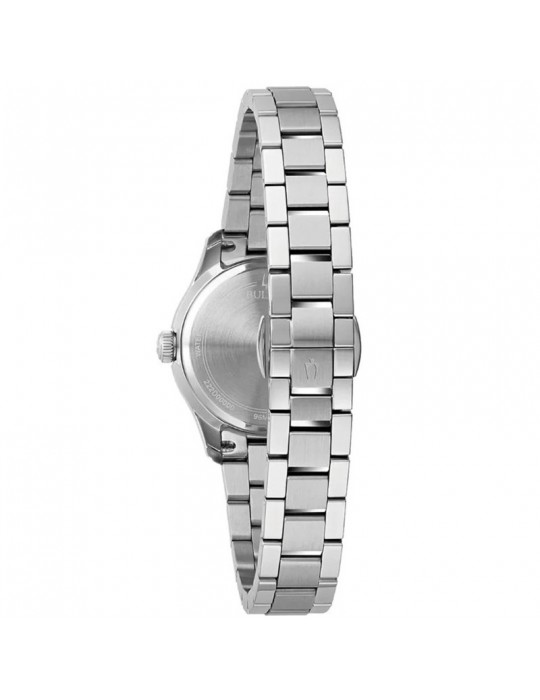 Bulova Woman's Watch - Wilton Time and Date 29 mm Rose Gold Silver - 0