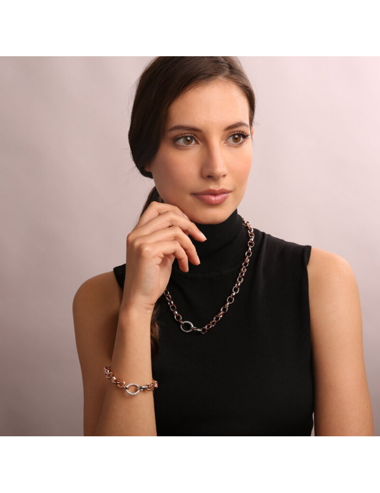 Collana Bronzallure - Altissima - Rolò - Cubic Zirconia - WSBZ00829WR