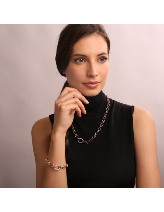 Collana Bronzallure - Altissima - Rolò - Cubic Zirconia - WSBZ00829WR