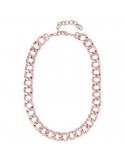 Bronzallure Necklace - Purity - Rose Gold - Curb Chain-WSBZ00460R