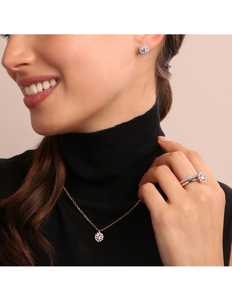 Collana Bronzallure - Altissima - Fiore - Cubic Zirconia - WSBZ01044WR