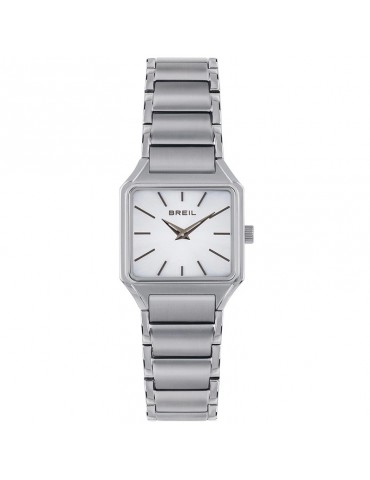 Breil Watch - The B - Only Time - Rectangular - 27 mm - Silver -TW1971