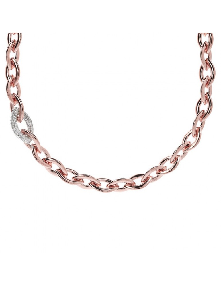 Bronzallure Necklace-Very High-Marquise Mesh-Cubic Zirconia-WSBZ01111WR