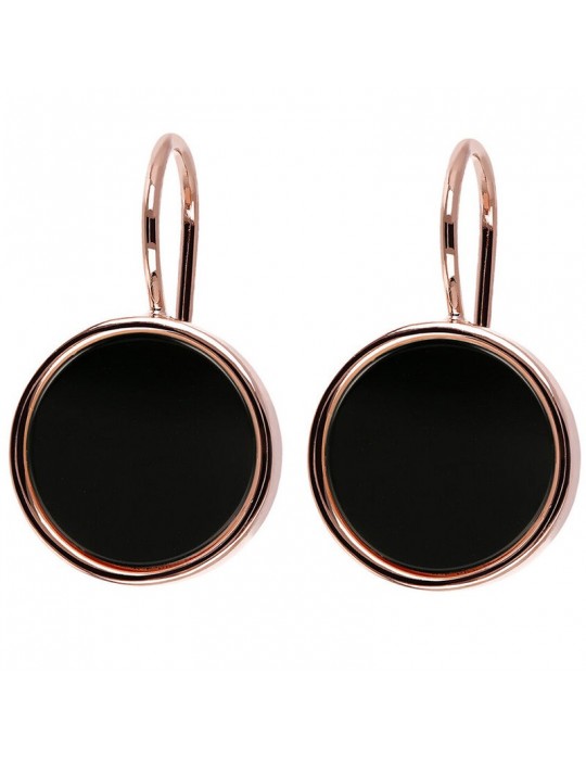 Bronzallure Earrings - Alba - Pendants - Black Onyx - WSBZ01321BO