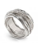 Anello Rubinia - Filodellavita - 13 Fili - Argento - Diamanti -AN13ABT
