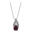 DAVITE & DELUCCHI NECKLACE WITH RUBY AND DIAMONDS - 0