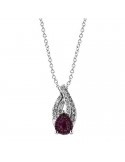 DAVITE & DELUCCHI NECKLACE WITH RUBY AND DIAMONDS - 0